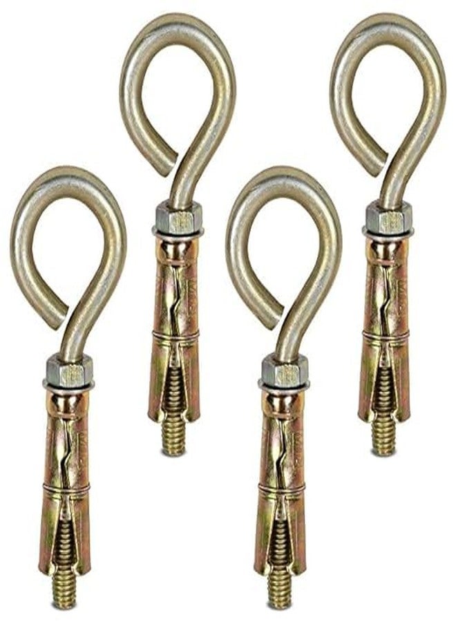 TheMujtaba Hook Anchor Round Close Brass Hook Fasteners, Brass Best Hook -(Color - Golden) (8mm, 12) - Image 3
