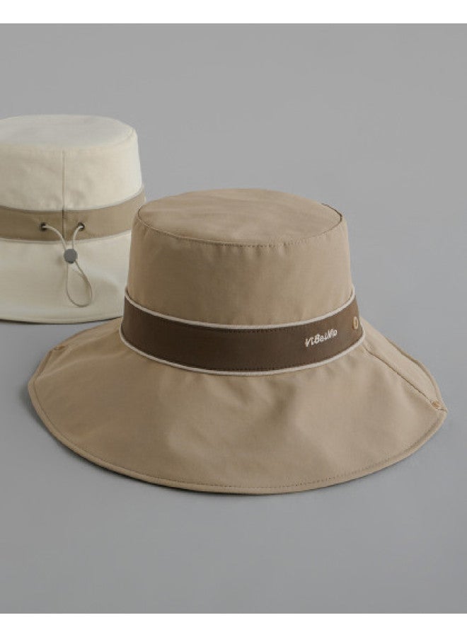 TonLion Outdoor Fisherman Hat Sun Hat Breathable Cap Fishing Hat Wide Brim Face Covering Sun Hat Couple Hat - Image 1