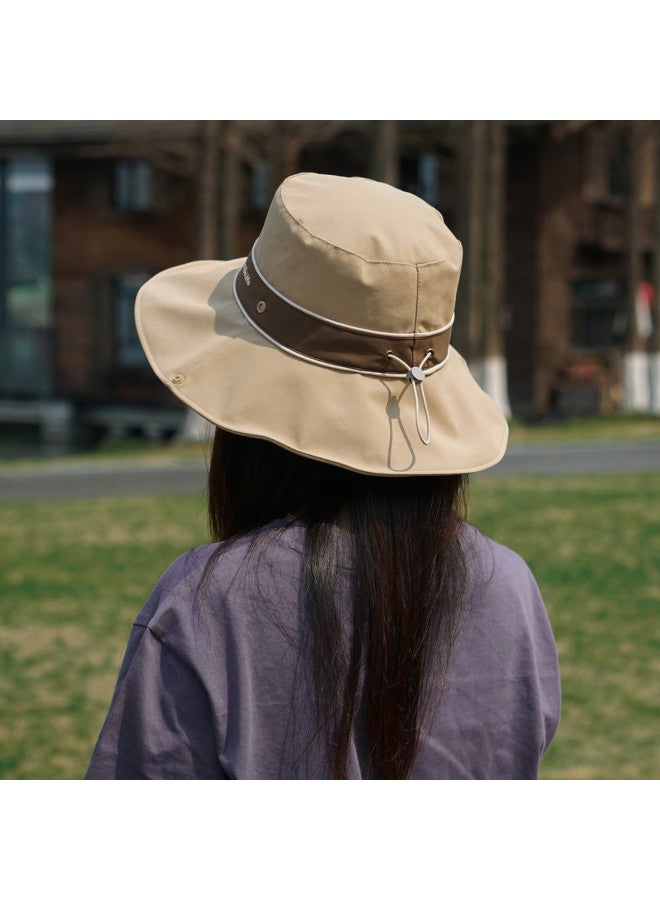 TonLion Outdoor Fisherman Hat Sun Hat Breathable Cap Fishing Hat Wide Brim Face Covering Sun Hat Couple Hat - Image 3