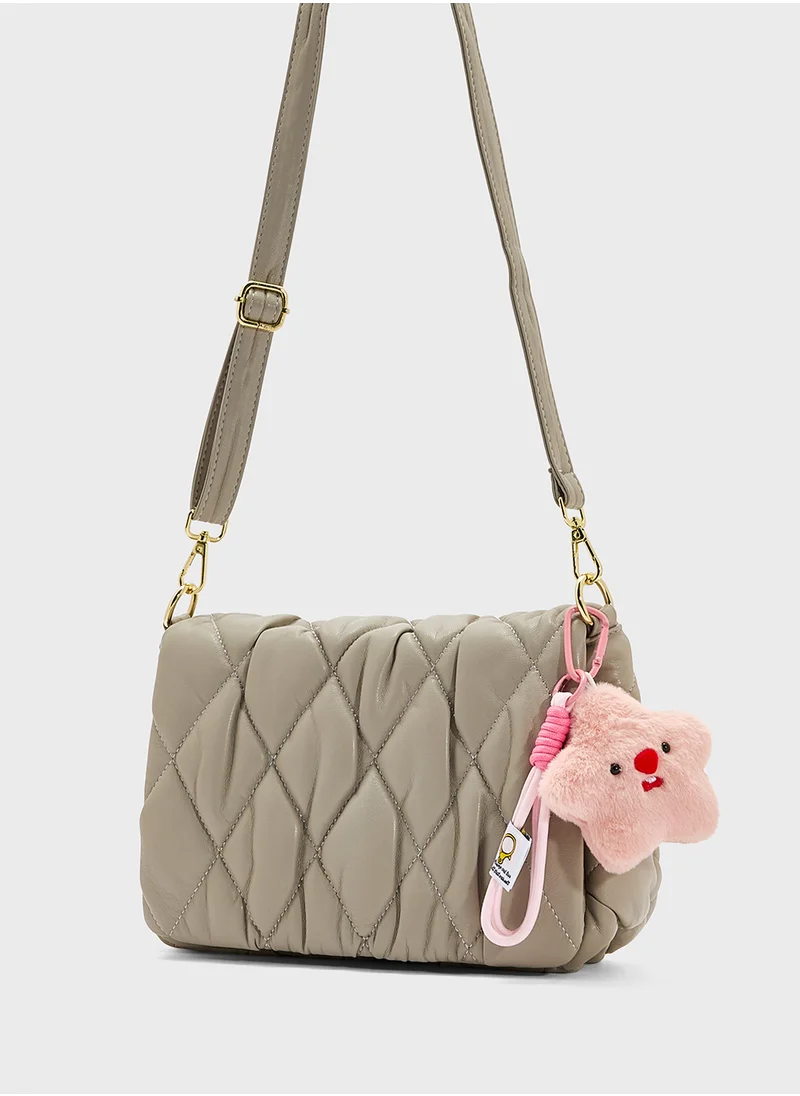 Ginger Starry Snuggle Bag Charm
