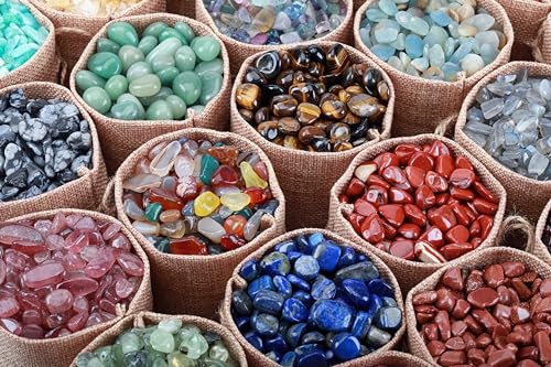 ZenQ 1 lb Fluorite Tumbled Stone Chips Crushed Natural Crystal Quartz Pieces - Image 4