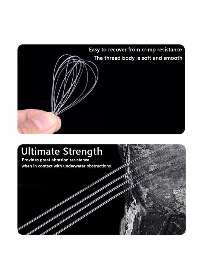 Aksiko Clear Fishing Line, 656ft Nylon Fishing Wire String, Clear Beading String Cord for Hanging Decorations, Beading and Crafts - Image 3