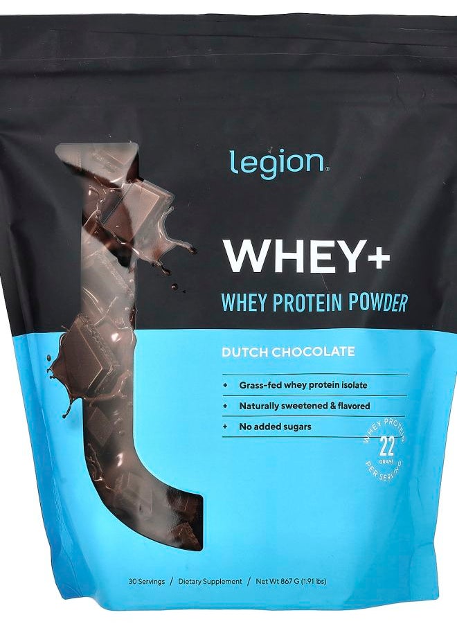 Whey+ Whey Protein Powder Dutch Chocolate 1.91 lbs (867 g) - pzsku/Z26EB518F2B3050F2DEF8Z/45/_/1730767184/d0cb203e-ca0d-4747-a6a8-cabc66bd8db8