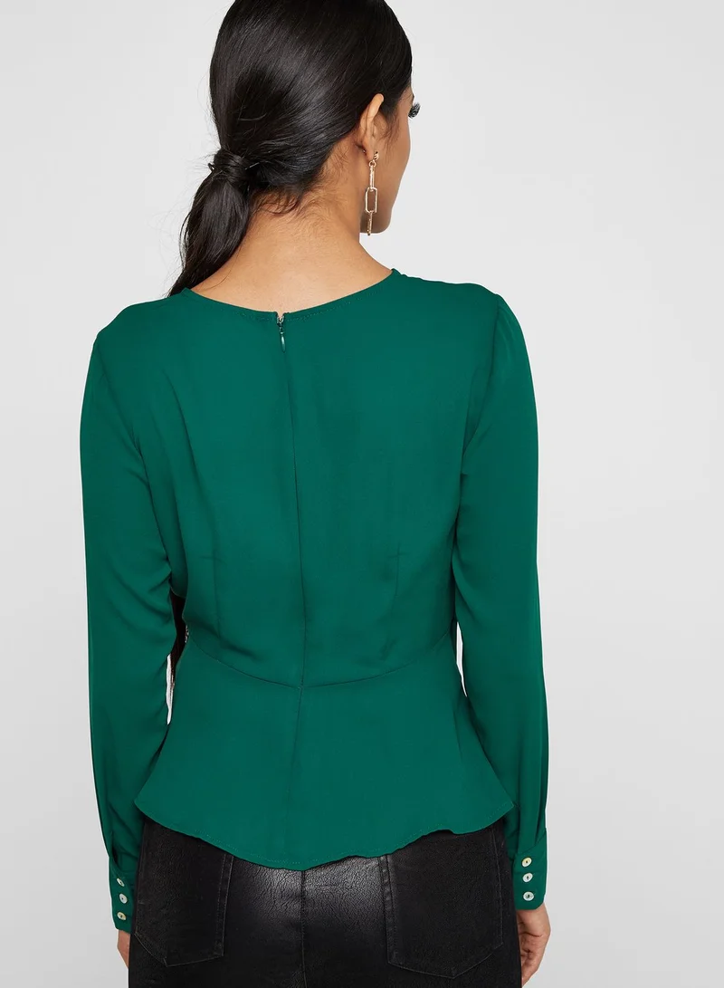 FOREVER 21 Tie-Front Top