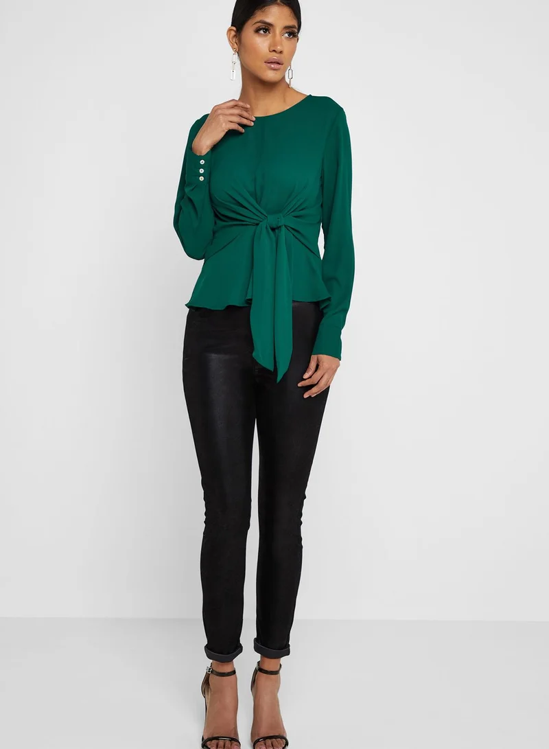 FOREVER 21 Tie-Front Top