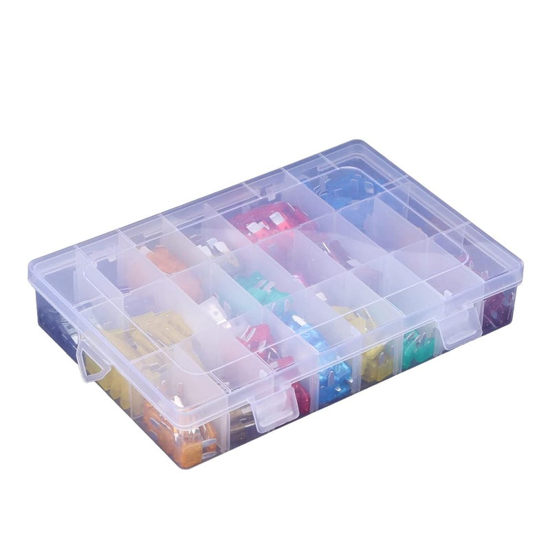 300 قطعة مجموعة متنوعة من الصمامات ذات الشفرة مع أداة سحب 2 3 5 7 5 10 15 20 25 30 35 40 أمبير للسيارة والشاحنة والقارب - Image 4