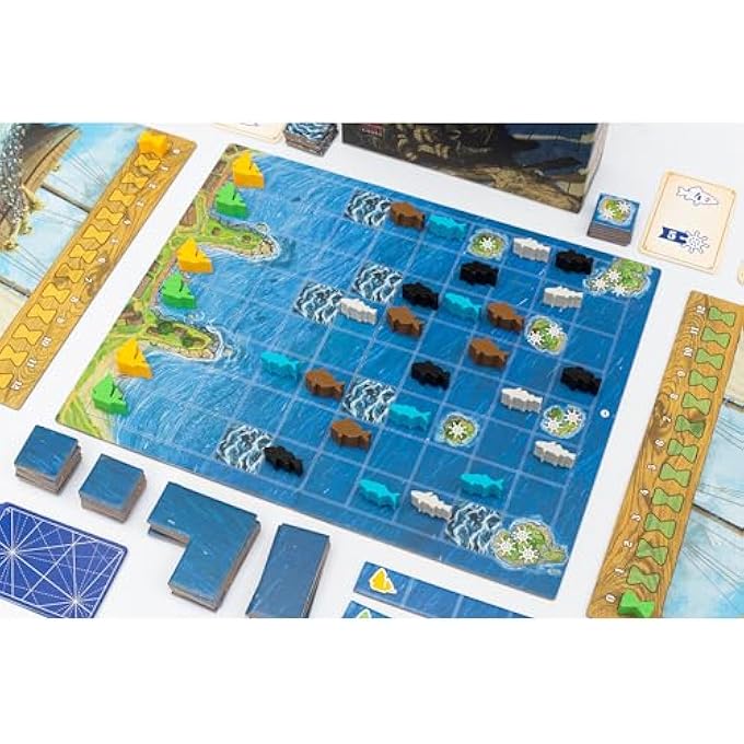 Fisheries of Gloucester  19th Century New England Fishing Strategy Board Game Ages 14 2 Players 30 Min - Image 2