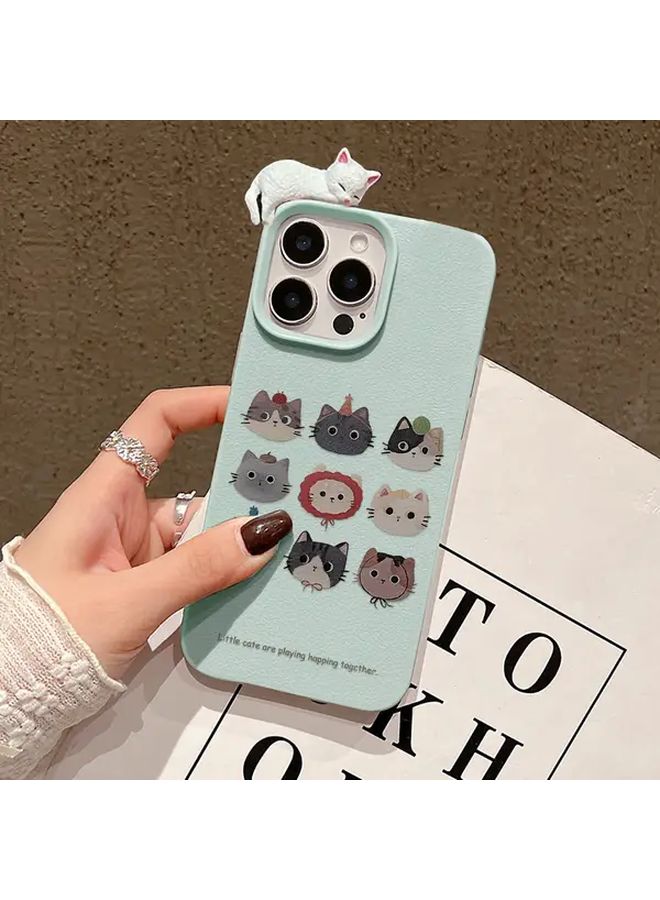 Cute 3D Cat Pattern Soft Case For iPhone 11 Mixed Color 3 - Image 5