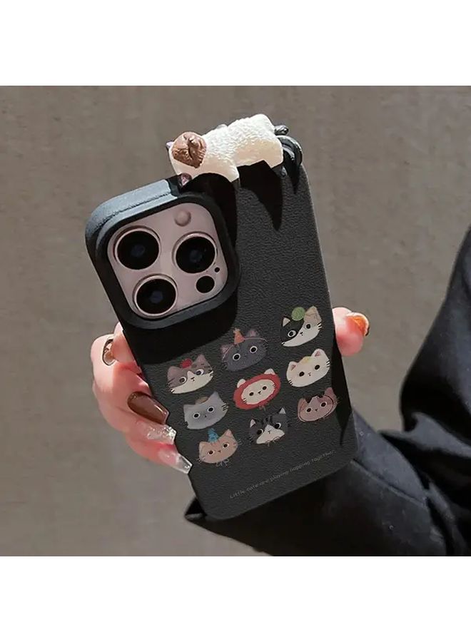 Cute 3D Cat Pattern Soft Case For iPhone 11 Mixed Color 3 - Image 4