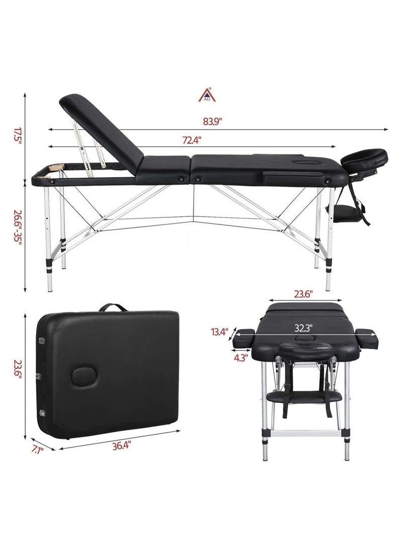 Beauty links Aluminum Massage Bed chocolate color - Image 5