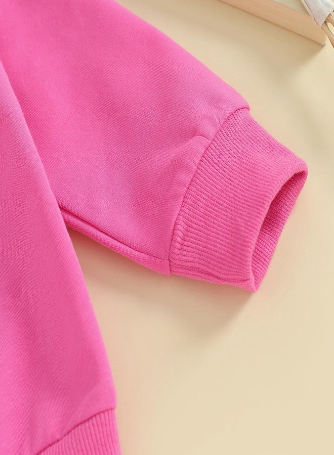 Socutebabe Toddler Girl Valentines Outfit Kiss Me Shirts Crewneck Sweatshirt Pullover Tops Infant Baby Spring Clothes (Lavender,3-4T) - Image 5