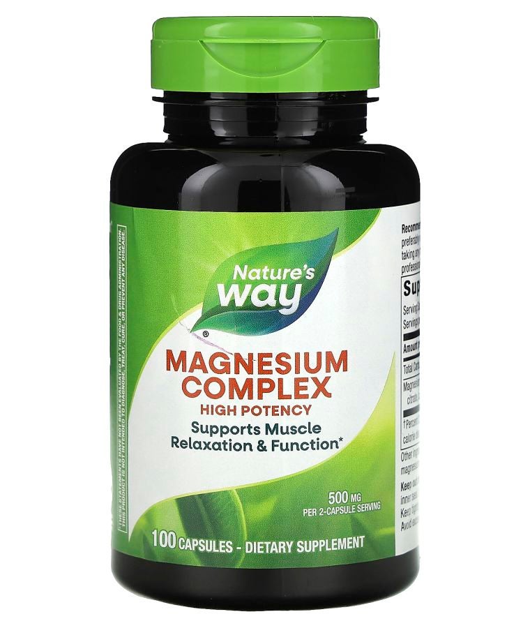 Magnesium Complex 100 Capsules (250 mg per Capsule)