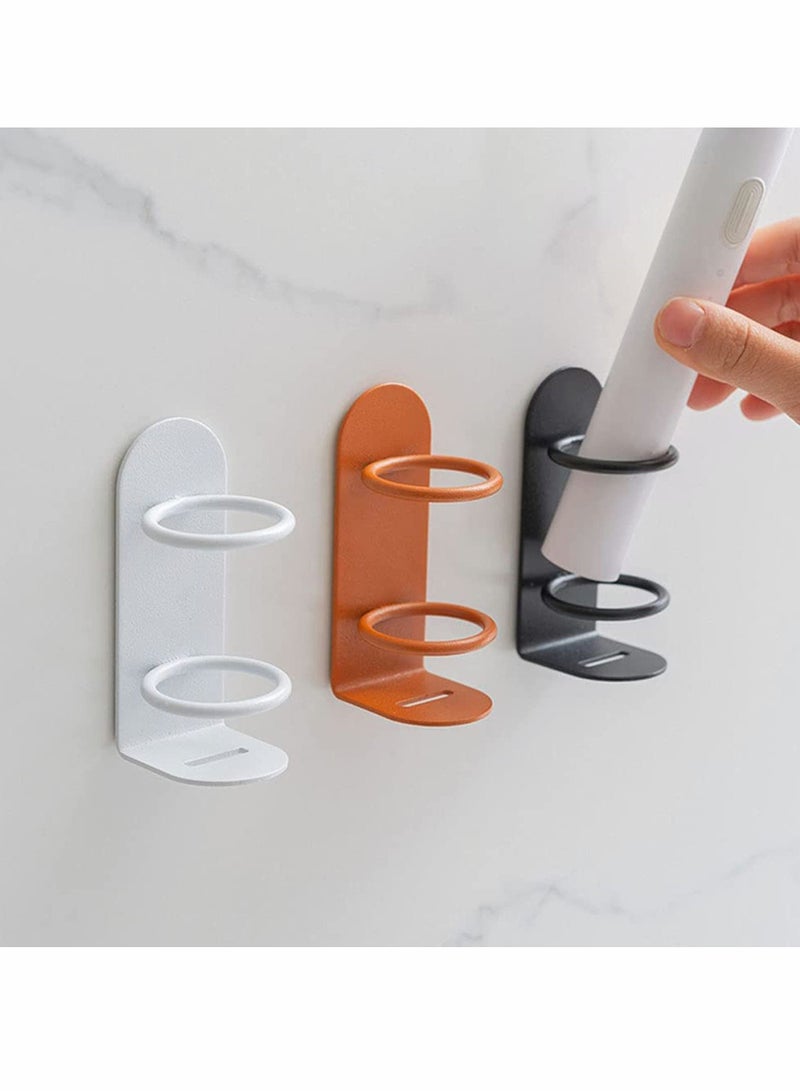 Toothbrush Holder, Wall Mount Toothpaste Dispenser Hanging Organizer, Electric Body Base Stander for Bathroom, Multi-functional Punch-free Suction Type Holder (3PCS) - Image 1