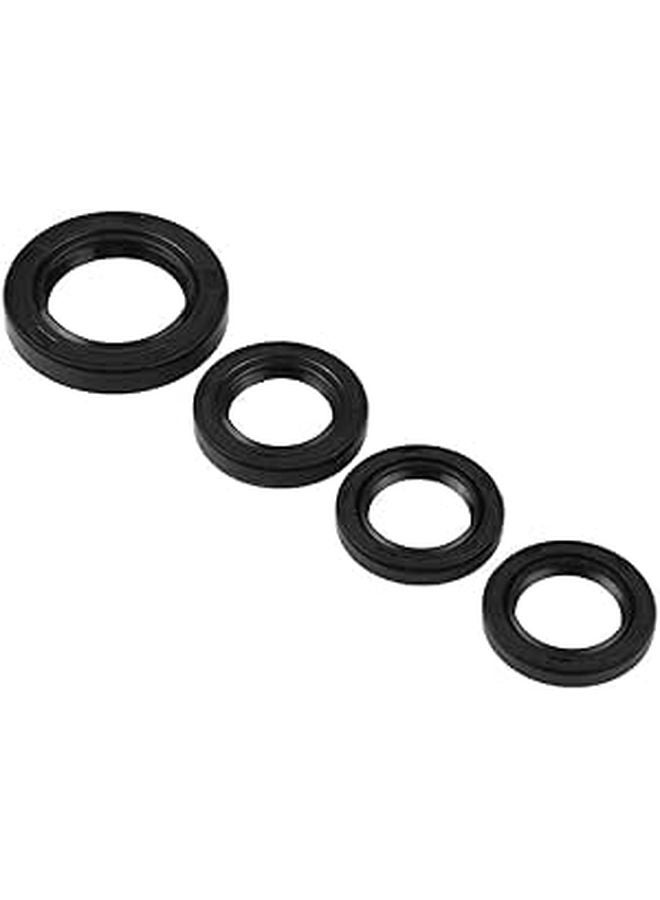 Crankshaft Oil Seal Kit 4Pcs Rubber Easy Installation For GY6 125 150 152 QMI 157QMJ - Image 1