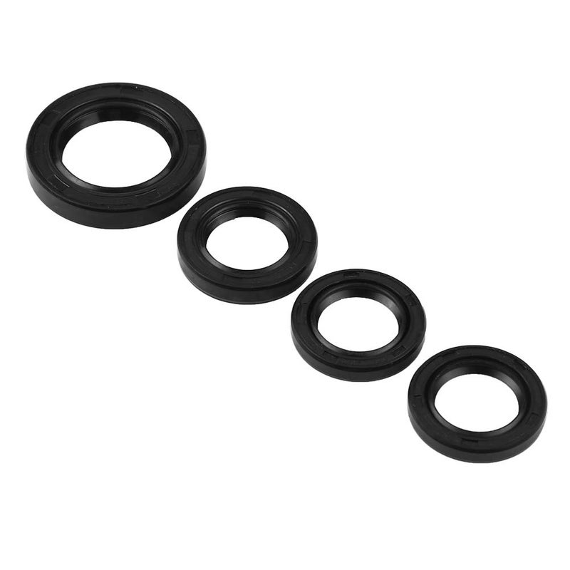 Crankshaft Oil Seal Kit 4Pcs Rubber Easy Installation For GY6 125 150 152 QMI 157QMJ - Image 2
