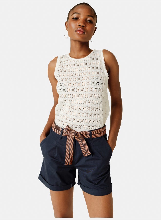 promod Belted pleated shorts  - Image 1
