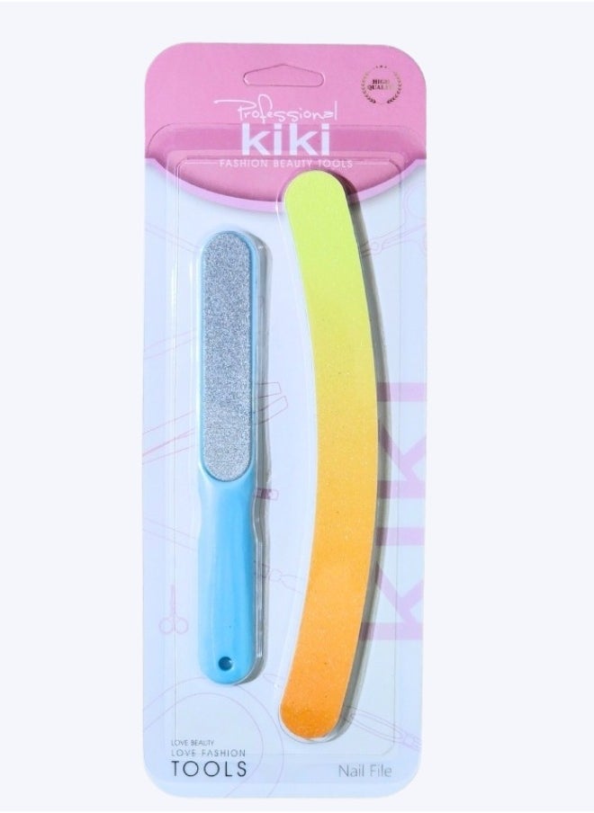 KIKI 2-Piece Set of Professional Nail File for Polishing Nails  - Image 2