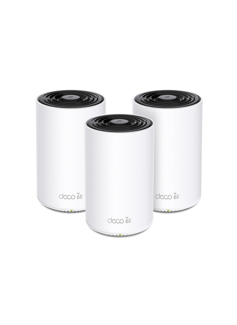 TP-LINK - TP-Link Deco XE75 pro AXE5400 Tri-Band Mesh Wi-Fi 6E System Pack of 3 - Image 1