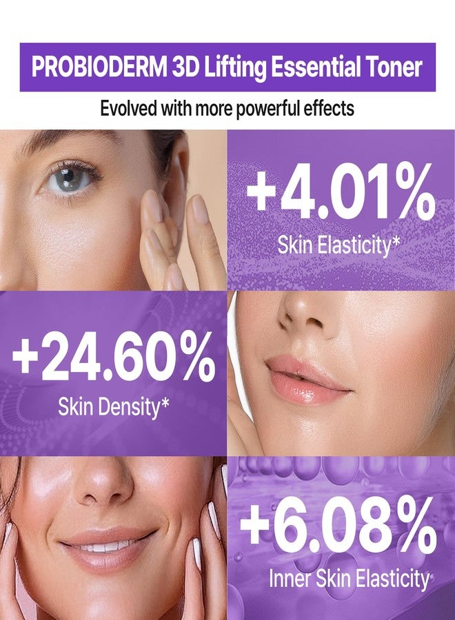 BIOHEAL BOH تونر بيولوجي هيل بوه بروبيوديرم 3D ليفتينغ الأساسي 5.07 أونصة سائلة (150 مل) | تونر مرطب ورافع للوجه مع مركب 17 ببتيد للثبات والمرونة - Image 2