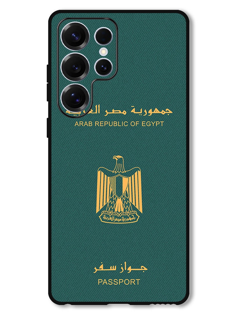 Theodor Protective Case Anti Scratch Shock Proof Bumper Cover For Samsung Galaxy S25 Ultra Egypt Passport - Image 1