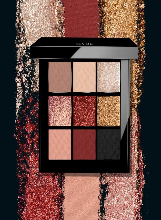GA-DE Velveteen Eyeshadow Palette, 51 - Eyeshadow Collection with Light to Deep Shades - for Matte, Metallic, Silky and Shimmery Finishes - 0.286 oz - Image 4