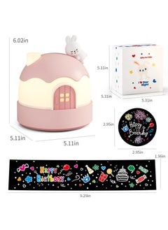 Night Light for Kids 4 in 1 Star Projector Night Light Music Box and Table Lamp 84 Light Modes 14 Films 360° Rotation Bluetooth 5.0 Rechargeable Bedroom Decor Gift for Girls Boys Bunny - pzsku/Z26EBDF615982C3097F68Z/45/_/1712741743/24b630b2-3437-41b9-961f-c083f5d5a8cc