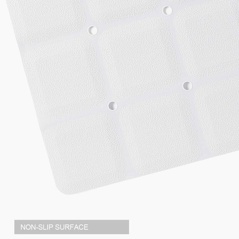 Webos Foldable Non Slip Silicon Bath Mat Bathtub mat Shower mats no Suction Cups for Textured Tub and Reglazed Tub (Foldable-White, 28-inch x 14-inch) - Image 5