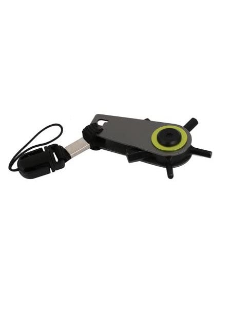Marrone Marrone Allen Key Zip Keychain Durable Compact Tool Attachment Zip Puller Titanium Zip Allen Keys Zip Compact Tool Puller Attachment Rotating Hex Tool  - Image 4