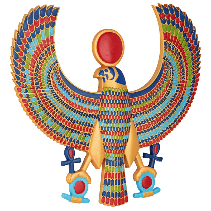 Design Toscano AH22206 Horus Egyptian Wall Plaque,Full Color,15 Inch, Living Room - Image 4