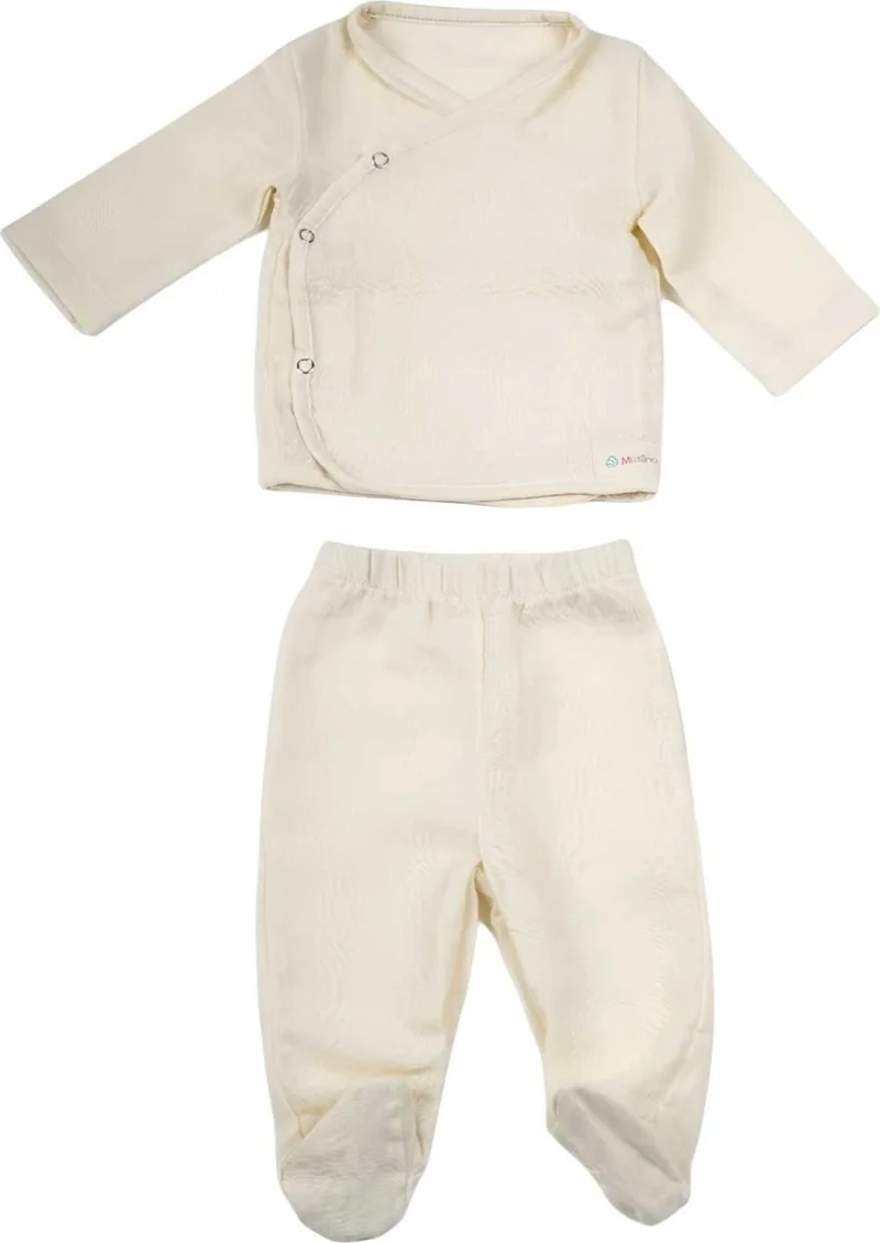 Tezzgelsin Baby Newborn Muslin Fabric 100% Organic Cotton Hospital Delivery Set of 6
