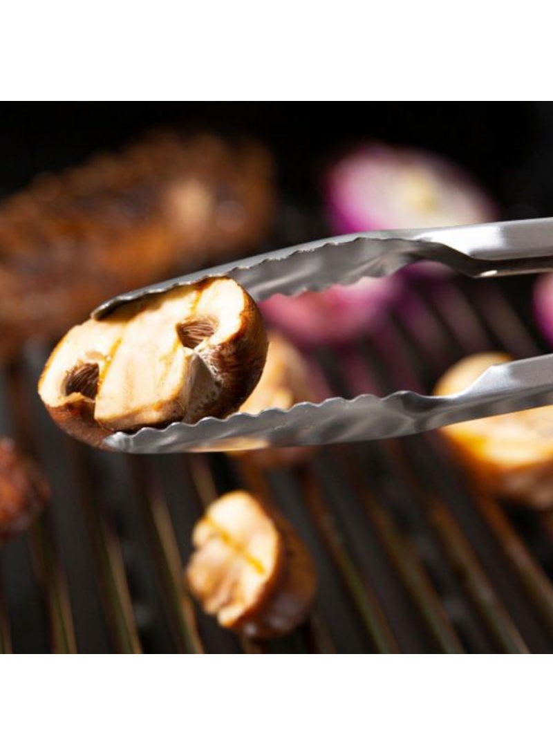 Broil King Durable and Ergonomic Stainless Steel BBQ Tong Silver and Black 16inch 64037 - Image 2
