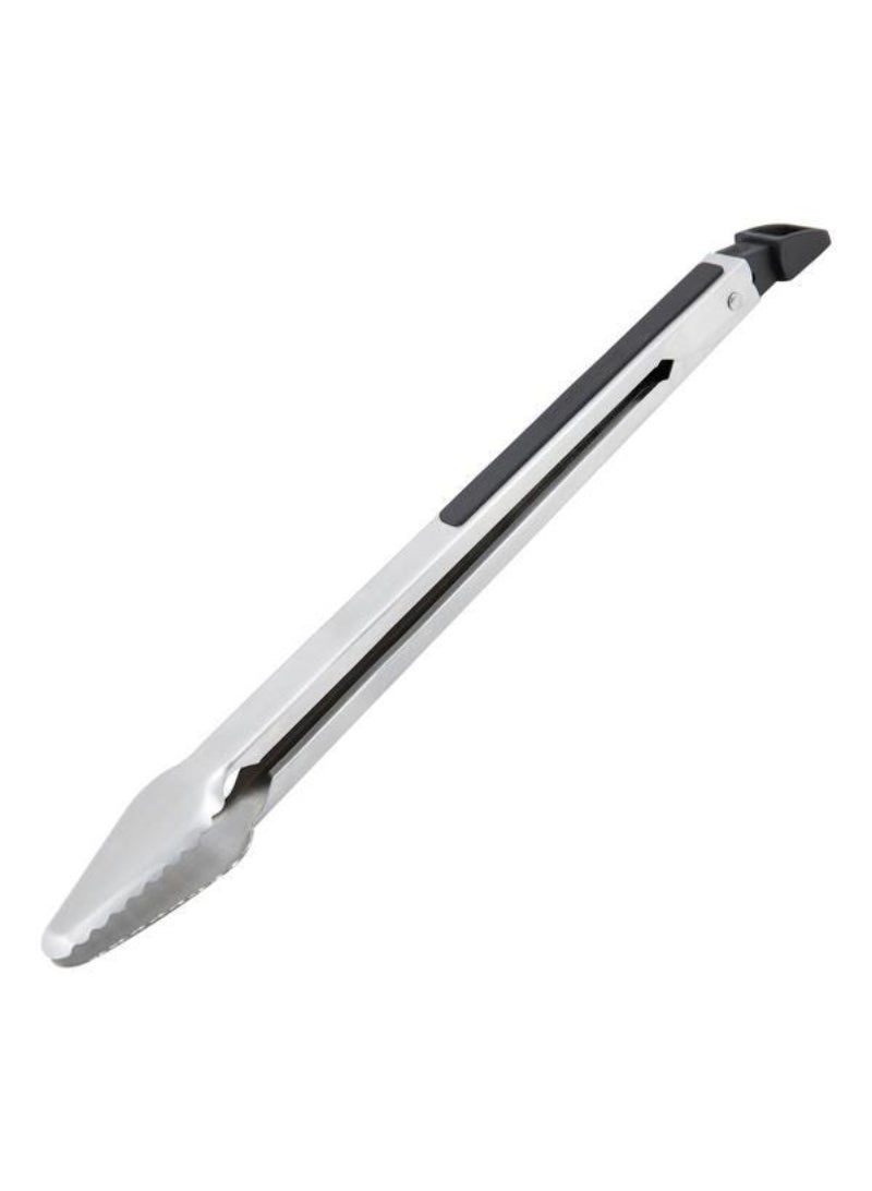 Broil King Durable and Ergonomic Stainless Steel BBQ Tong Silver and Black 16inch 64037 - Image 1