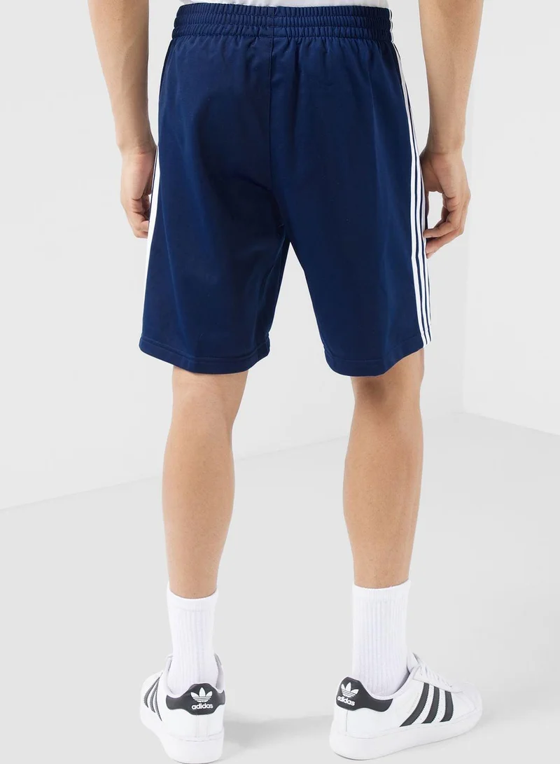 adidas شورت أزرق قصير رجالي من