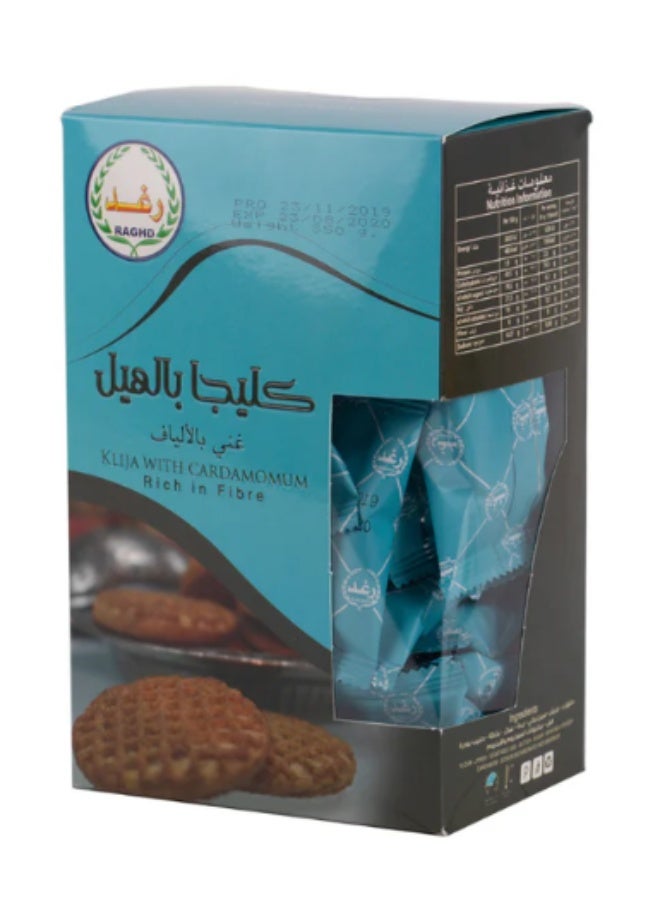 كليجا رغد الفاخرة بالهيل – غنية بالألياف ومحضرة من مكونات طبيعية – طعم أصيل وقوام مقرمش – عبوة 300 جرام (~10.6 أونصة) - Image 4