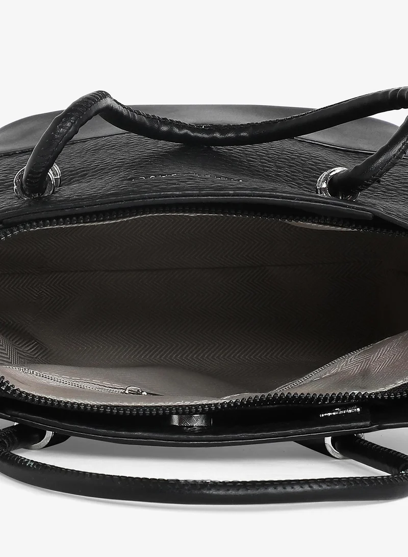 Haute Sauce  Women's The Basket Hand Bag - Midnight Black for Women | Best Price UAE