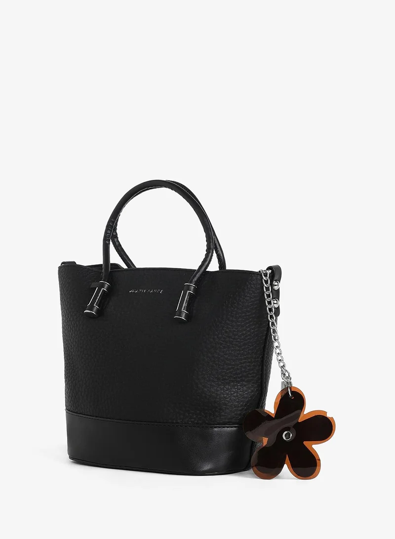 Haute Sauce  Women's The Basket Hand Bag - Midnight Black for Women | Best Price UAE