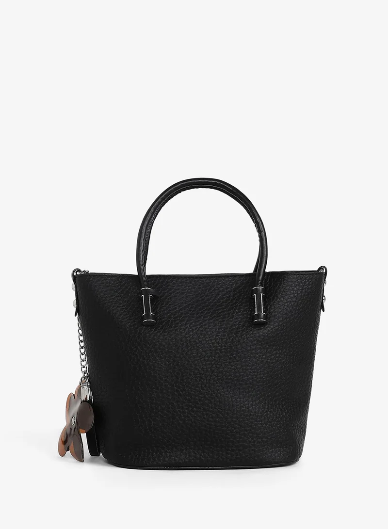 Haute Sauce  Women's The Basket Hand Bag - Midnight Black for Women | Best Price UAE