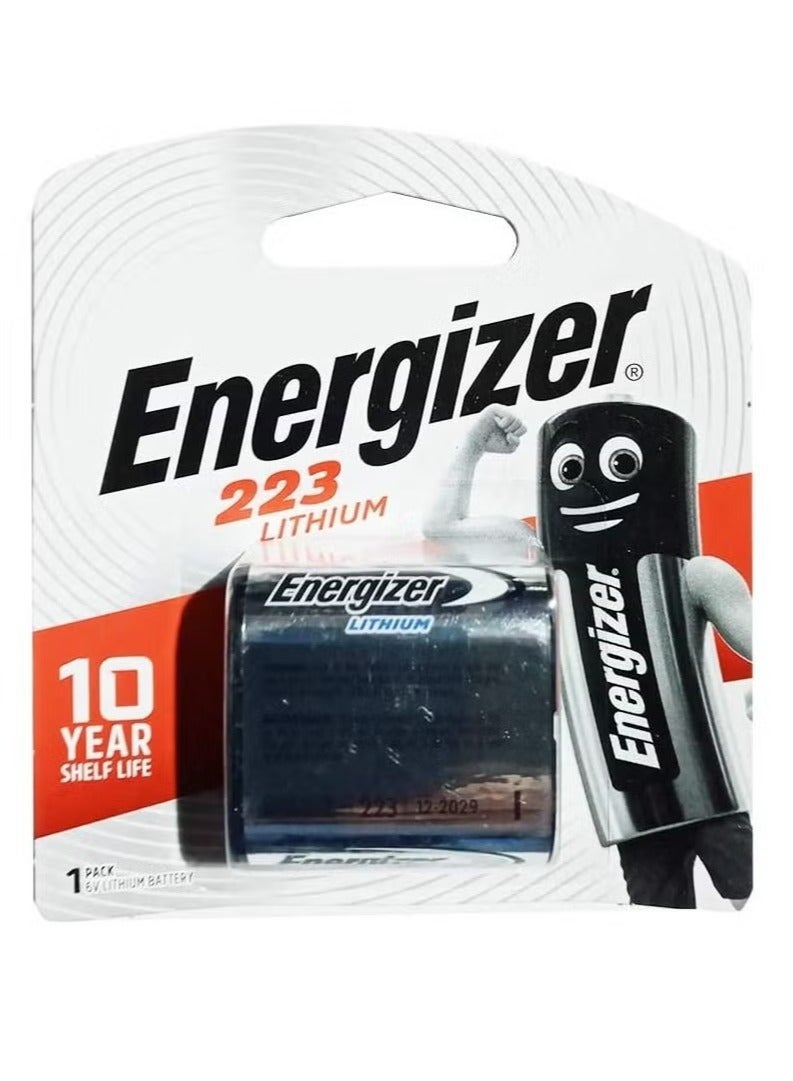 إنرجايزر قطعة واحدة من بطارية ليثيوم مقاس CR223