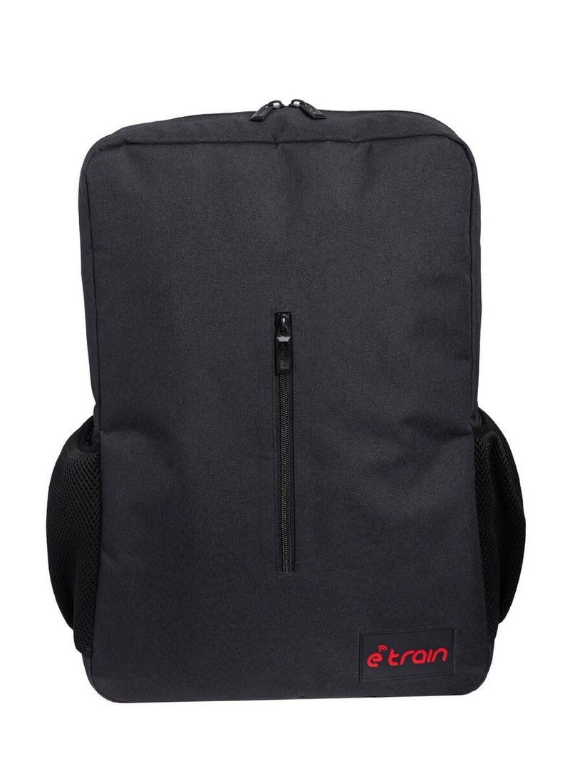 Etrain - E-train (BG90B) Backpack Bag Fit Up to 15.6" - Black - Image 1