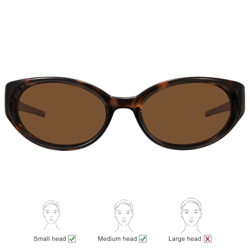 WOWSUN Retro Y2K Wrap Around Sunglasses for Women Trendy Polarized Sporty Shades UV Protection - Image 5