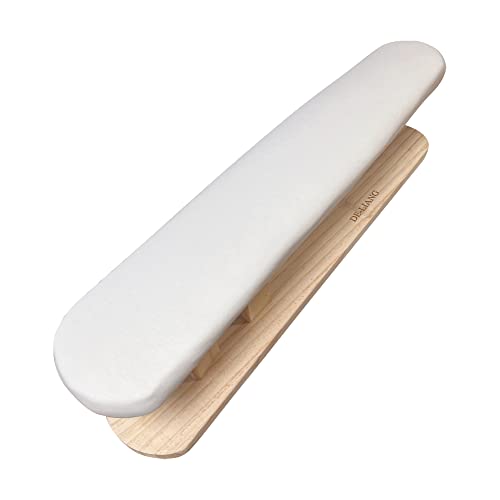 DE-LIANG Padded Chest & Sleeve Tailor Ironing Board Long with Wooden Base for Household Tools, Tailor Dress Forms, Sewing and Tailoring Studio - Image 1