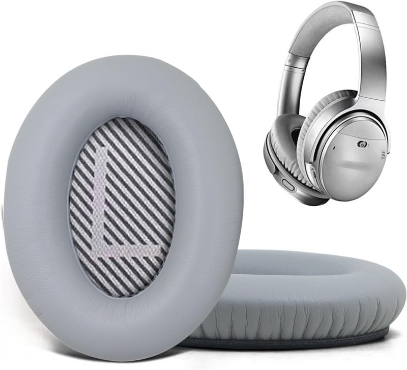 Niukeke Replacement Earpads Cushions for Bose QuietComfort 35/Quiet Comfort 35 II (QC 35/QC35 ii), Headphone Ear Covers, High Density Memory Cotton, Soft Leather, Adaptive Noise Isolation Headphones Pads. - Image 1