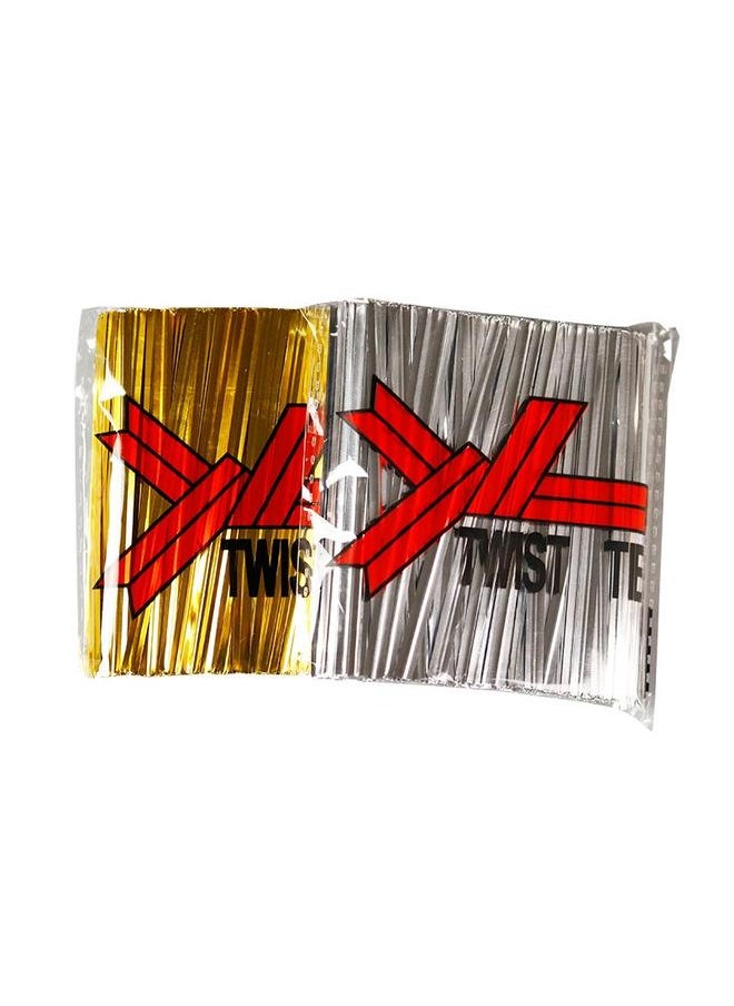 Bluejw - Factory Direct Approval Of Gold And Silver Tie Wire Tie Bar Gold Wire Rope Bread Bag Dragon Ball Gift Lollipop Tie Wire Tie Wire - Image 1