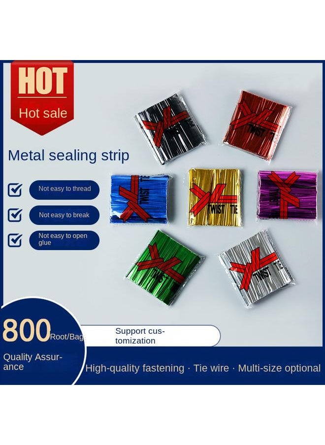 Bluejw - Factory Direct Approval Of Gold And Silver Tie Wire Tie Bar Gold Wire Rope Bread Bag Dragon Ball Gift Lollipop Tie Wire Tie Wire - Image 1