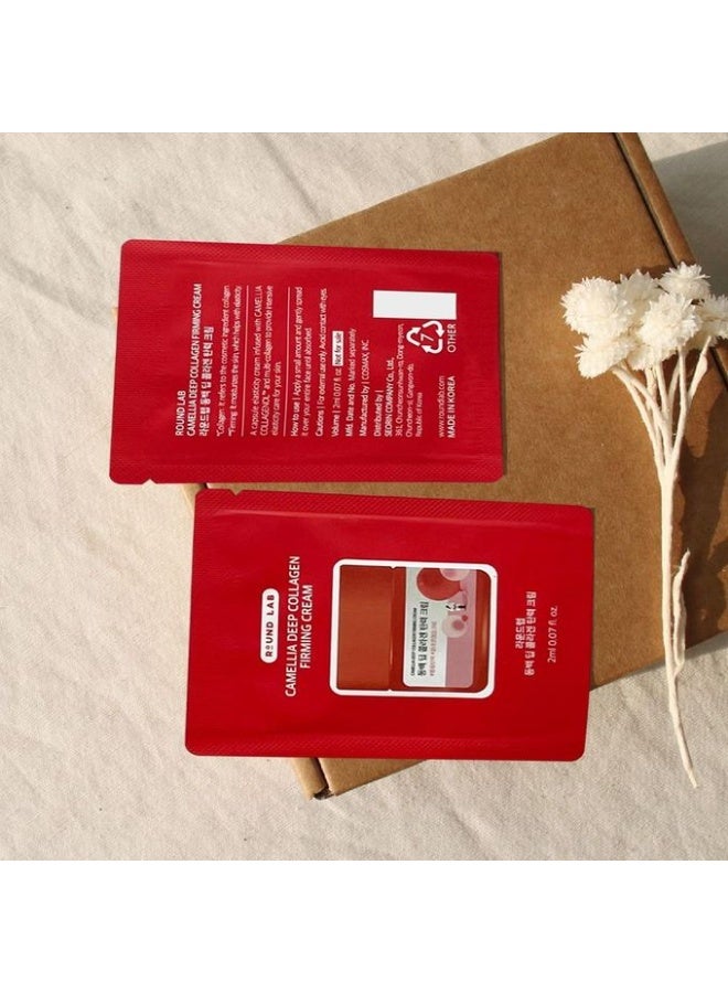 ROUND LAB Camellia Deep Collagen Firming Cream - 2ml - Image 5