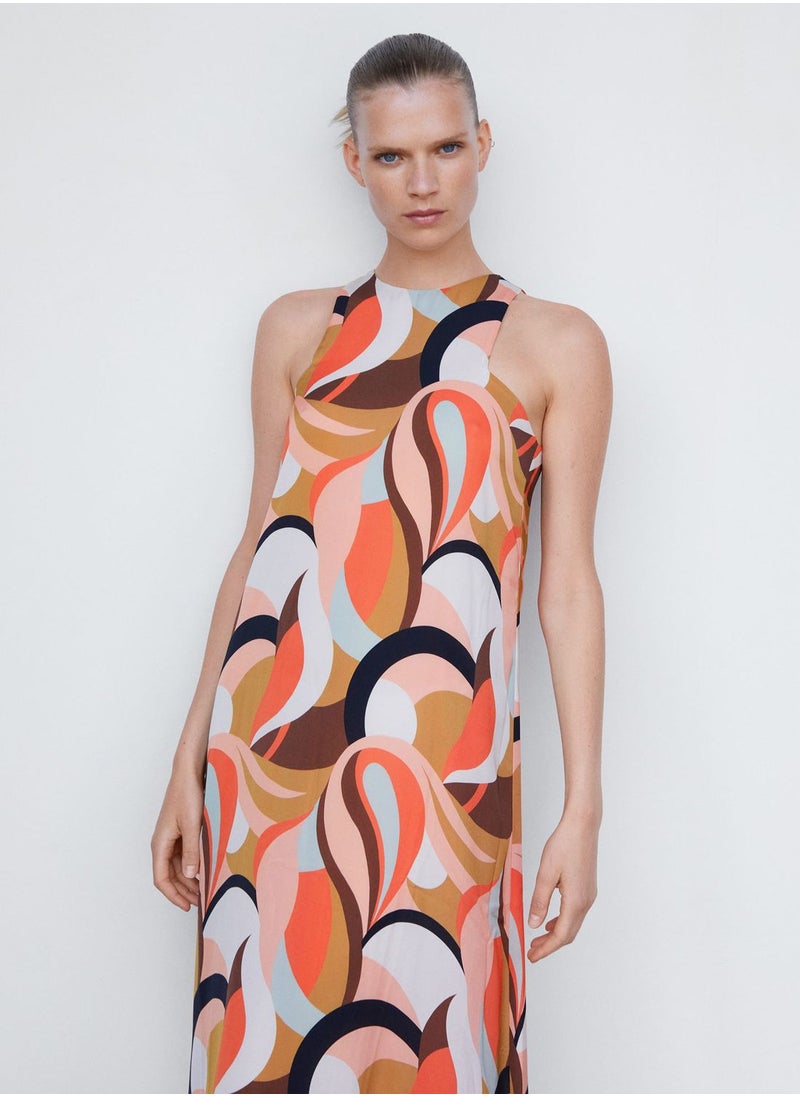 MANGO - Halter Neck Dress - Image 1