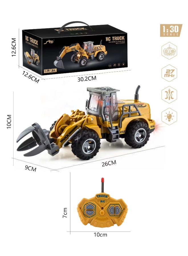 إسكدنيا لعبة سيارة التحكم عن بعد للأطفال - تأثيرات صوتية خفيفة للمركبة على الطرق الوعرة عالية السرعة للعب في الهواء الطلق - اللون: رباعي الاتجاهات JH74-8D قسم التحكم عن بعد للمركبات الهندسية - النسبة: العبو - Image 1