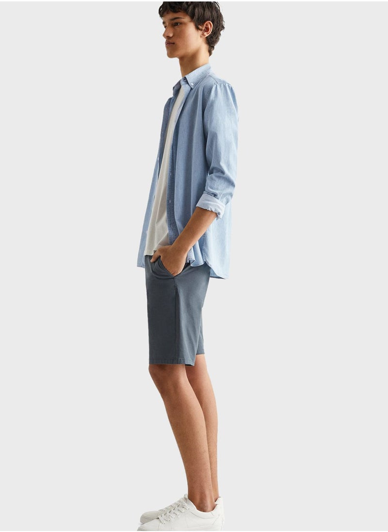 MANGO - Kids Essential Shorts - Image 1