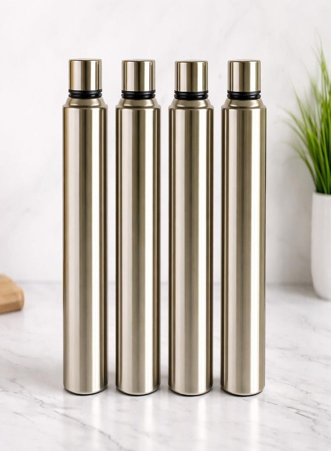 VISAXMI Stainless Steel Primium Water Bottle 1 L | Fridge Steel Bottle | Drinking water bottle | Leak Proof & Durable Steel Bottle for Office, Gym, School & Home (Pack of 6) - Image 3