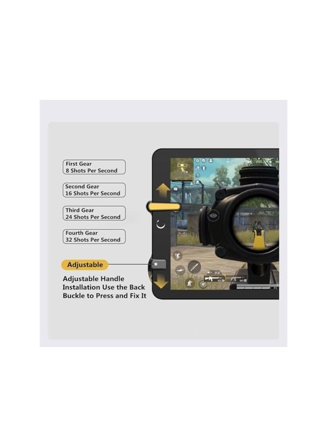 PROMASS PUBG Mobile Game Controller Trigger with Rapid Fire, 4 Finger Gaming Grip, Joystick L1R1, Wireless Gamepad for iPad, Tablet, Android, ios  - Image 5
